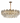 Selene Faceted Glass Cluster Chandelier on white
