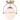 Verano Open Frame Glass Semi Flush Mount Light on white