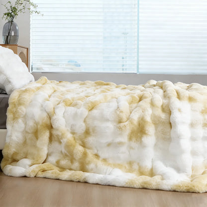 Luxurious Faux Fur Throw Blanket