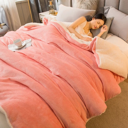Luxurious Warmth Wool Throw Blanket