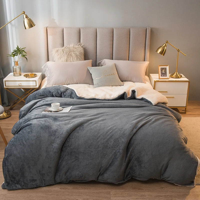 Luxurious Warmth Wool Throw Blanket