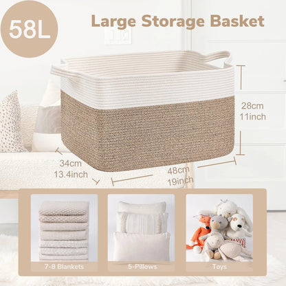 Elegant Woven Storage Cubes