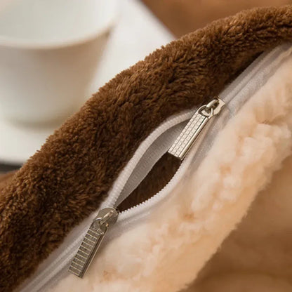 Luxurious Warmth Wool Throw Blanket