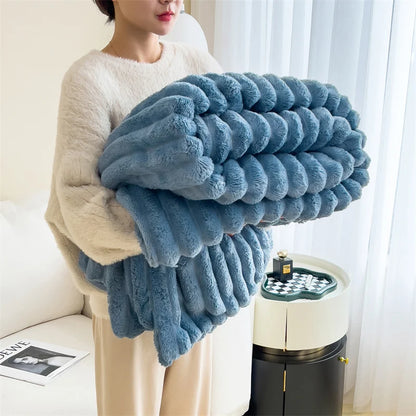 Cozy Luxury Winter Throw Blanket