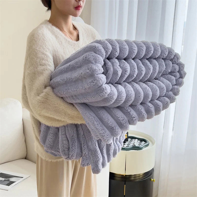Cozy Luxury Winter Throw Blanket
