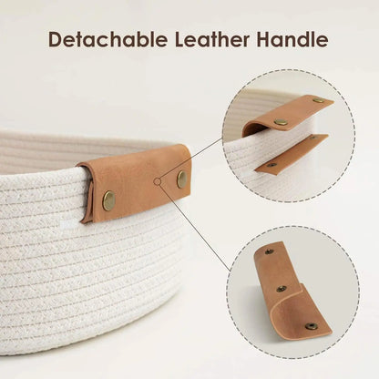 Elegant Cotton Rope Storage Set