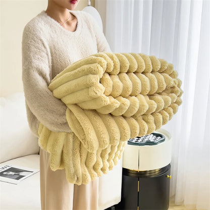 Cozy Luxury Winter Throw Blanket