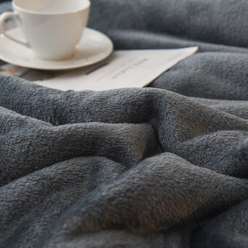Luxurious Warmth Wool Throw Blanket