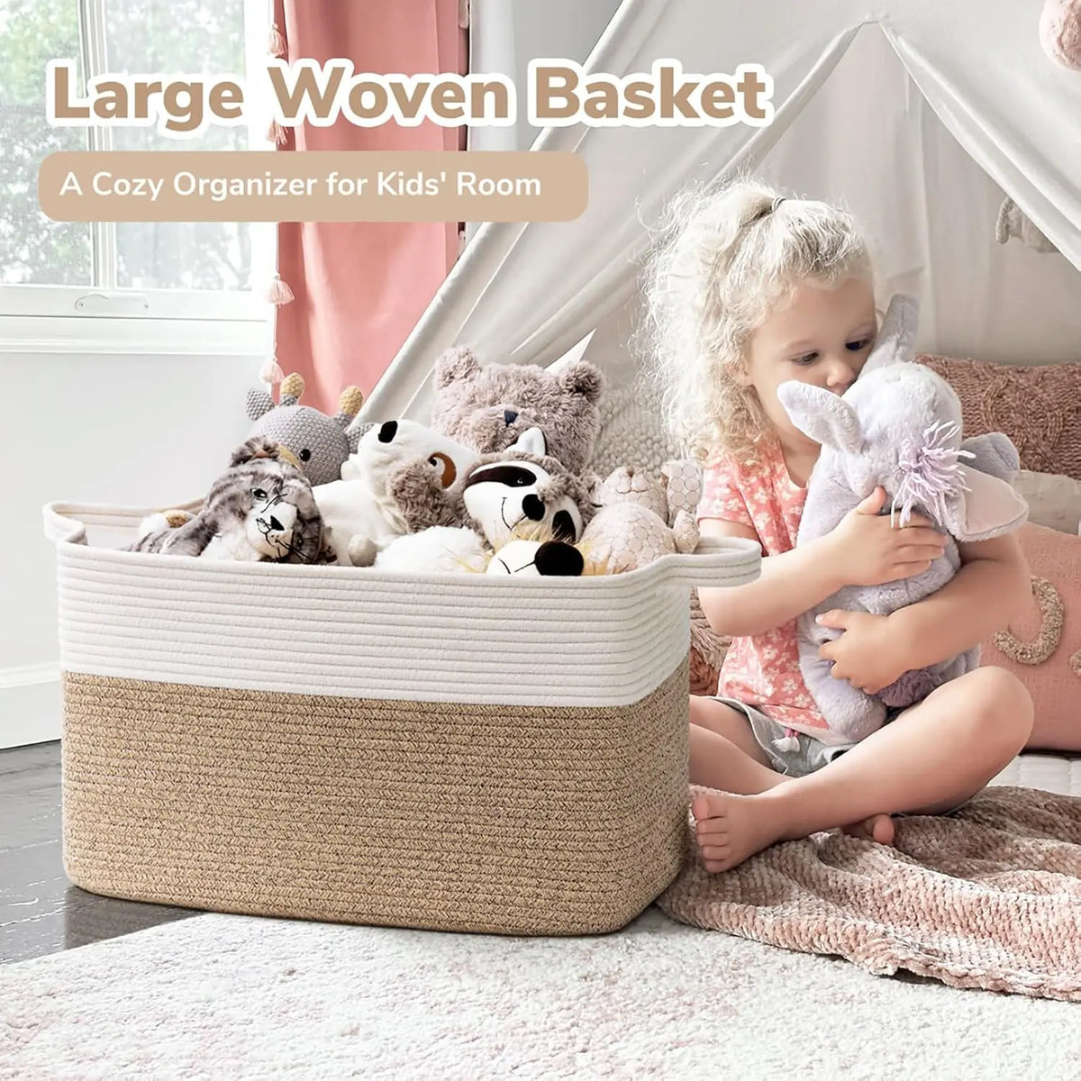 Elegant Woven Storage Cubes