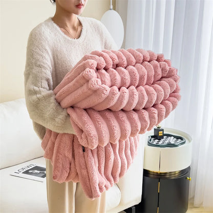 Cozy Luxury Winter Throw Blanket