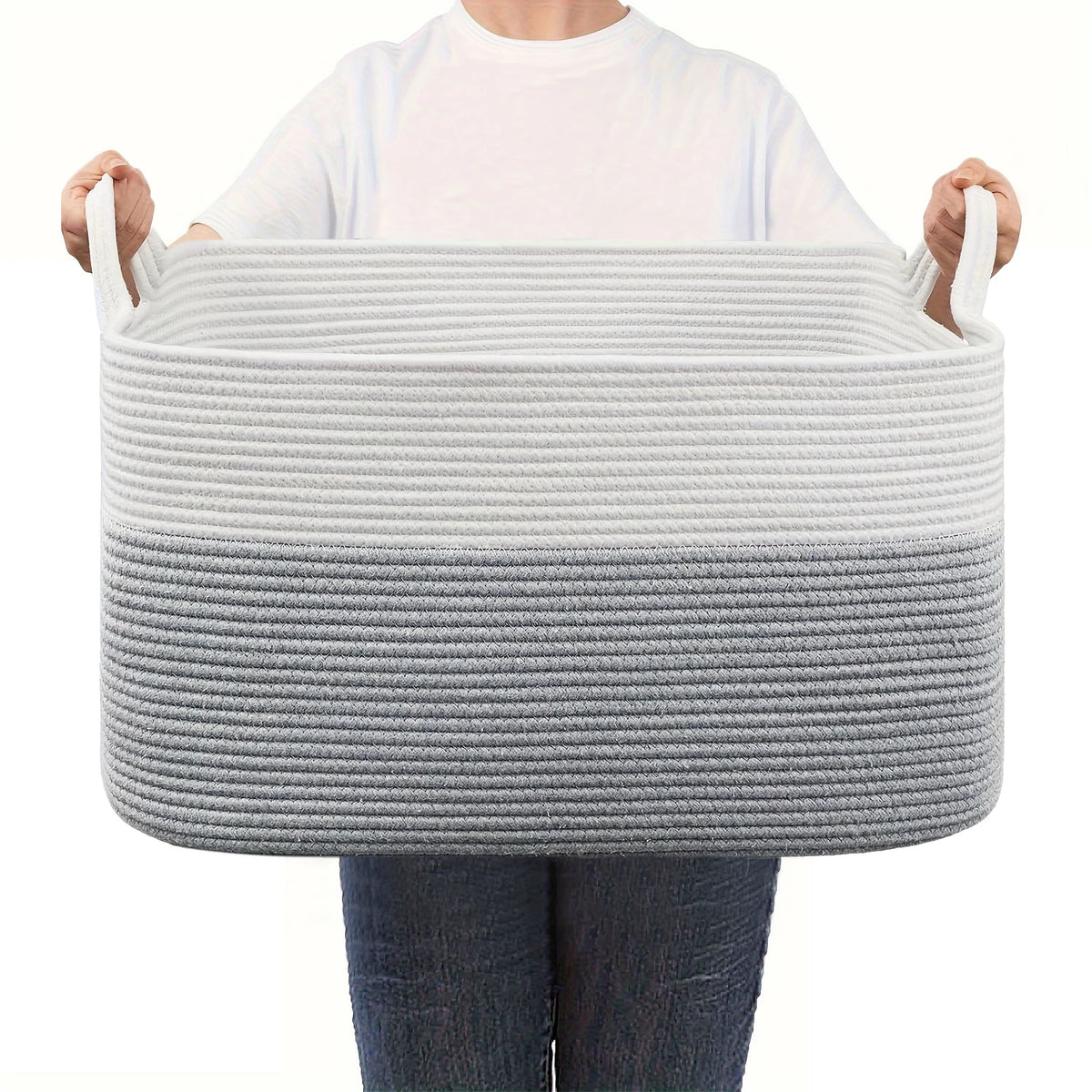 Elegant Woven Storage Cube