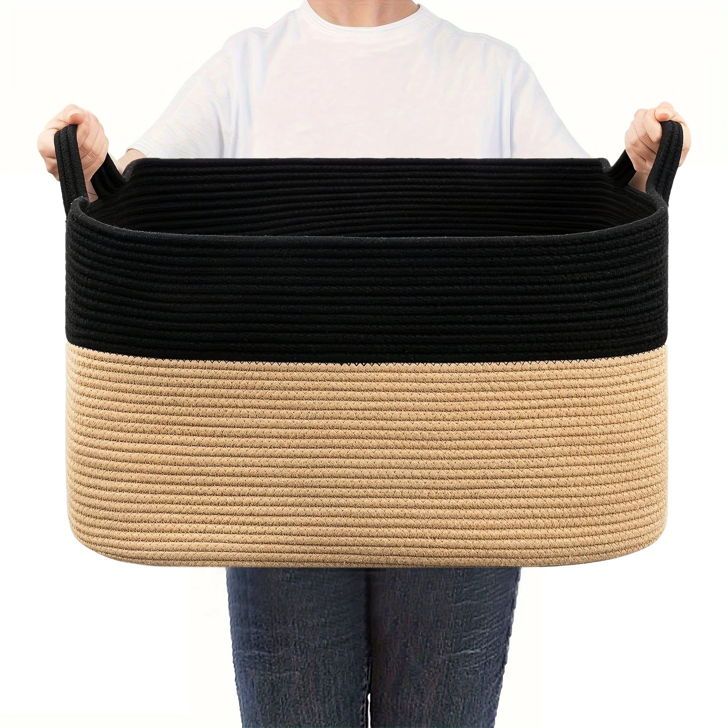 Elegant Woven Storage Cube