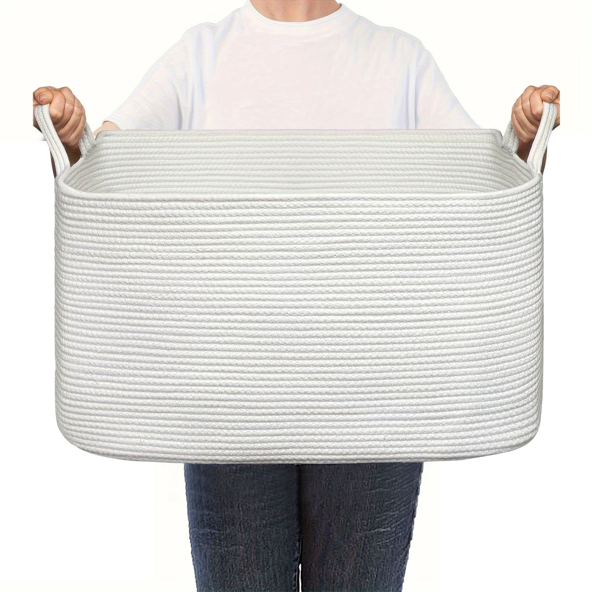 Elegant Woven Storage Cube