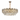 Selene Faceted Glass Cluster Chandelier on white